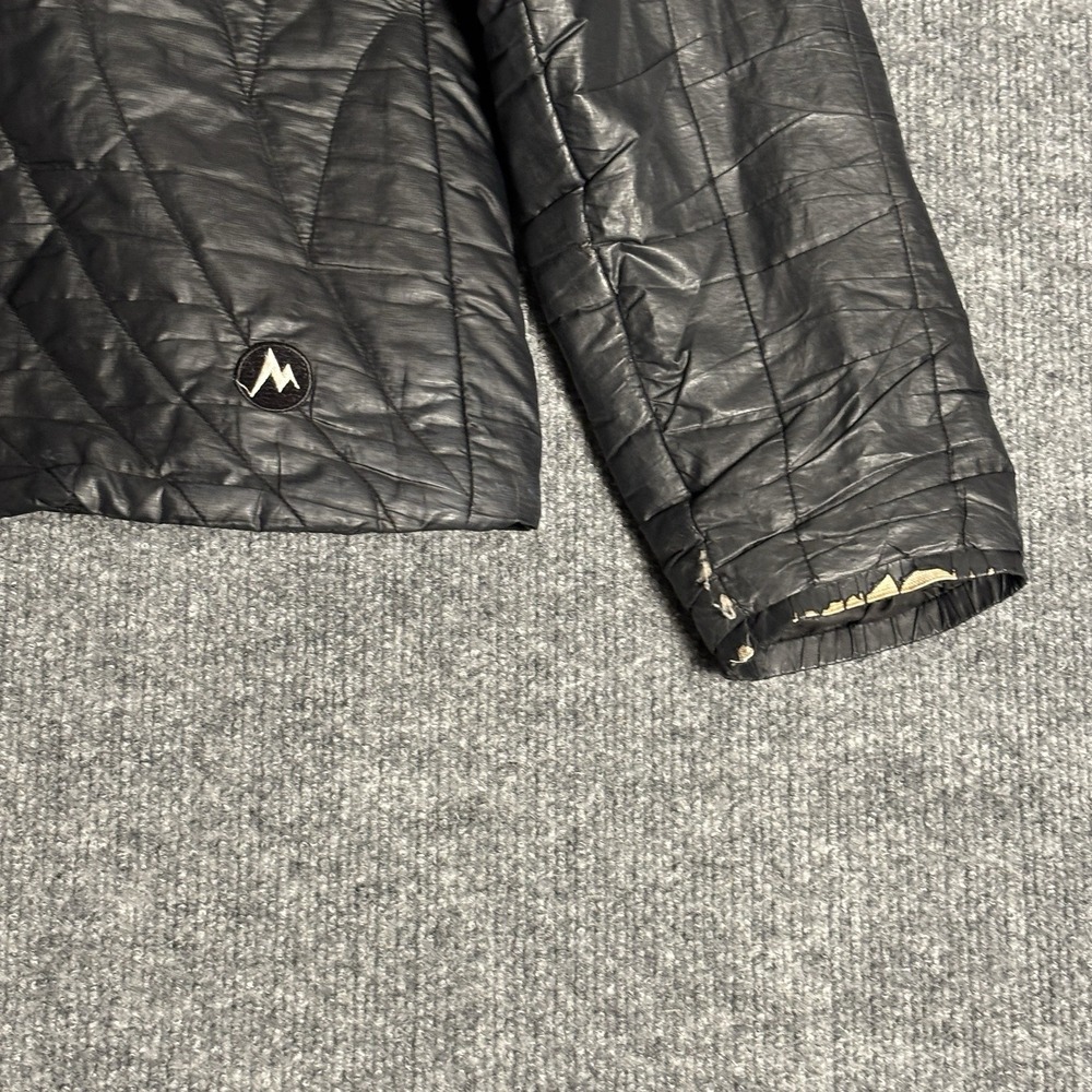 Marmot Puffer Jacket Womens Large Black Quilted Lightweight Hiking Packable - Picture 10 of 15